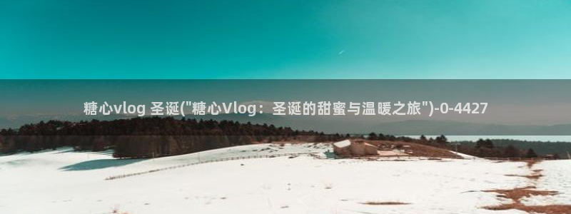 糖心vlog 网红:糖心vlog 圣诞(