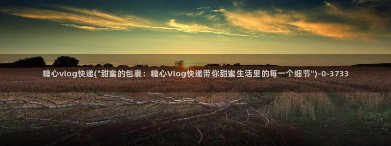 糖心vlog瑶妹:糖心vlog快递(\