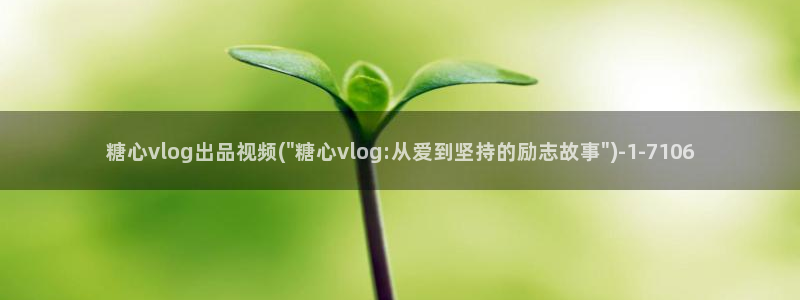 糖心vlog元气兔视频:糖心vlog出品